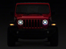 Load image into Gallery viewer, Raxiom Raxiom 18-22 Jeep Wrangler JL/ JT 9-Inch LED Headlights w/ DRL and Halo- Black Housing (Clear Lens)