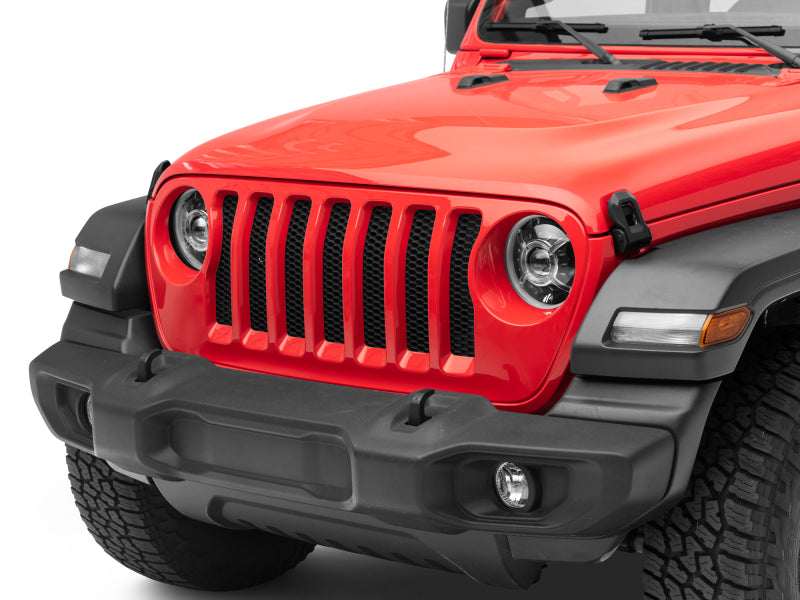 Raxiom Raxiom 18-22 Jeep Wrangler JL/ JT 9-Inch LED Headlights w/ DRL and Halo- Black Housing (Clear Lens)