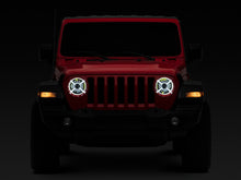 Load image into Gallery viewer, Raxiom Raxiom 18-22 Jeep Wrangler JL/ JT 9-Inch LED Headlights w/ DRL and Halo- Black Housing (Clear Lens)