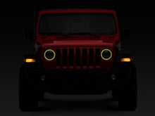 Load image into Gallery viewer, Raxiom 18-22 Jeep Wrangler JL/JT Axial 9-Inch LED Headlights w/RGB Halo- Blk Housing (Clear Lens)-Headlights-Raxiom-840179455382-