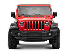 Load image into Gallery viewer, Raxiom 18-22 Jeep Wrangler JL/JT Axial 9-Inch LED Headlights w/RGB Halo- Blk Housing (Clear Lens)-Headlights-Raxiom-840179455382-