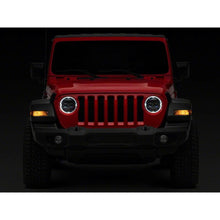 Load image into Gallery viewer, Raxiom 18-23 Jeep Wrangler JL Axial Series 9-In Angel Eye LED Headlights- Black Housing (Clear Lens) - Raxiom J171705