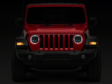 Load image into Gallery viewer, Raxiom Raxiom 18-23 Jeep Wrangler JL Axial Series 9-In Angel Eye LED Headlights- Black Housing (Clear Lens)