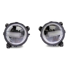 Load image into Gallery viewer, Raxiom 18-23 Jeep Wrangler JL Axial Series 9-In LED Headlights- Black Housing (Clear Lens) - Raxiom J164371