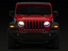 Load image into Gallery viewer, Raxiom Raxiom 18-23 Jeep Wrangler JL Axial Series 9-In LED Headlights- Black Housing (Clear Lens)