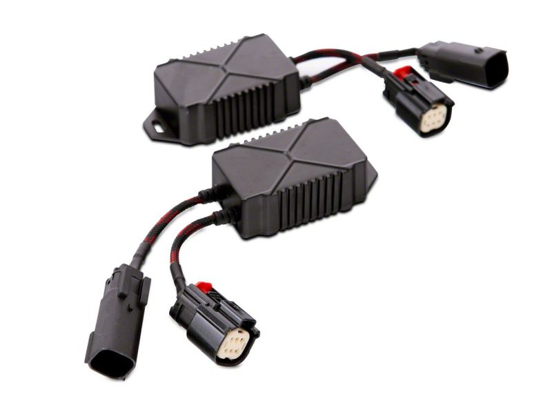 Raxiom Raxiom 18-23 Jeep Wrangler JL Axial Series 9-In LED Headlights- Black Housing (Clear Lens)