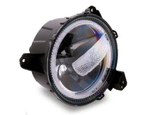 Load image into Gallery viewer, Raxiom Raxiom 18-23 Jeep Wrangler JL Axial Series 9-In LED Headlights- Black Housing (Clear Lens)