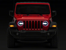 Load image into Gallery viewer, Raxiom Raxiom 18-23 Jeep Wrangler JL Axial Series 9-In LED Headlights- Black Housing (Clear Lens)