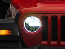 Load image into Gallery viewer, Raxiom Raxiom 18-23 Jeep Wrangler JL Axial Series 9-In LED Headlights- Black Housing (Clear Lens)