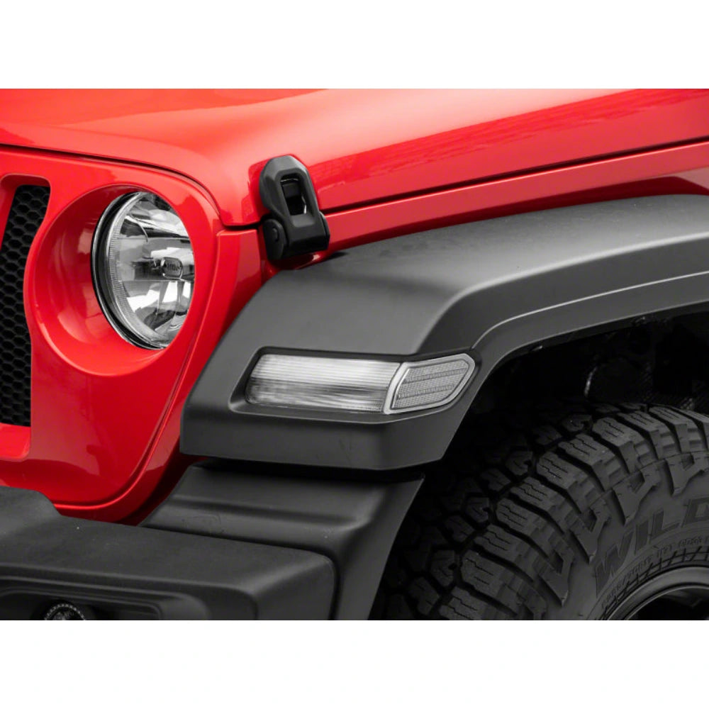 Raxiom 18-23 Jeep Wrangler JL Axial Series LED Fender Flare Marker Lights- Clear - Raxiom J134142-JL