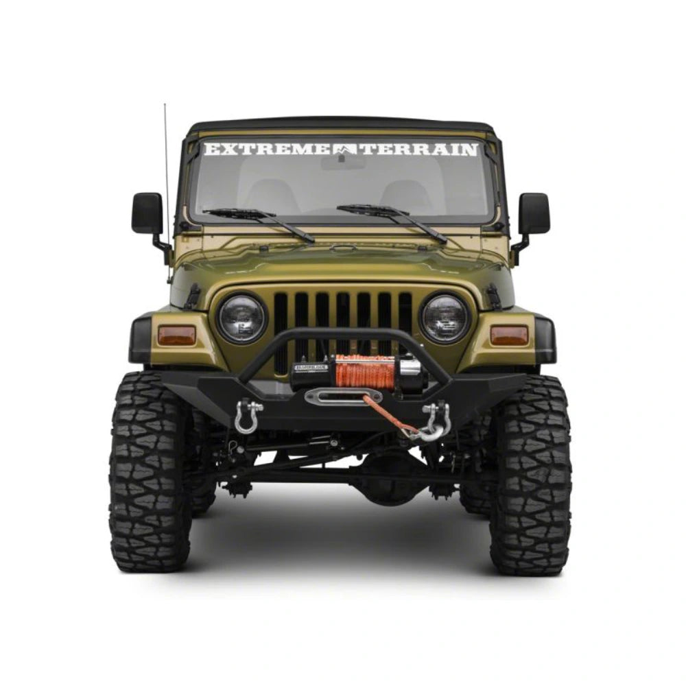 Raxiom 97-06 Jeep Wrangler TJ 50-In LED Light Bar Windshield Mount w/ Auxiliary Bracket - Raxiom J106746