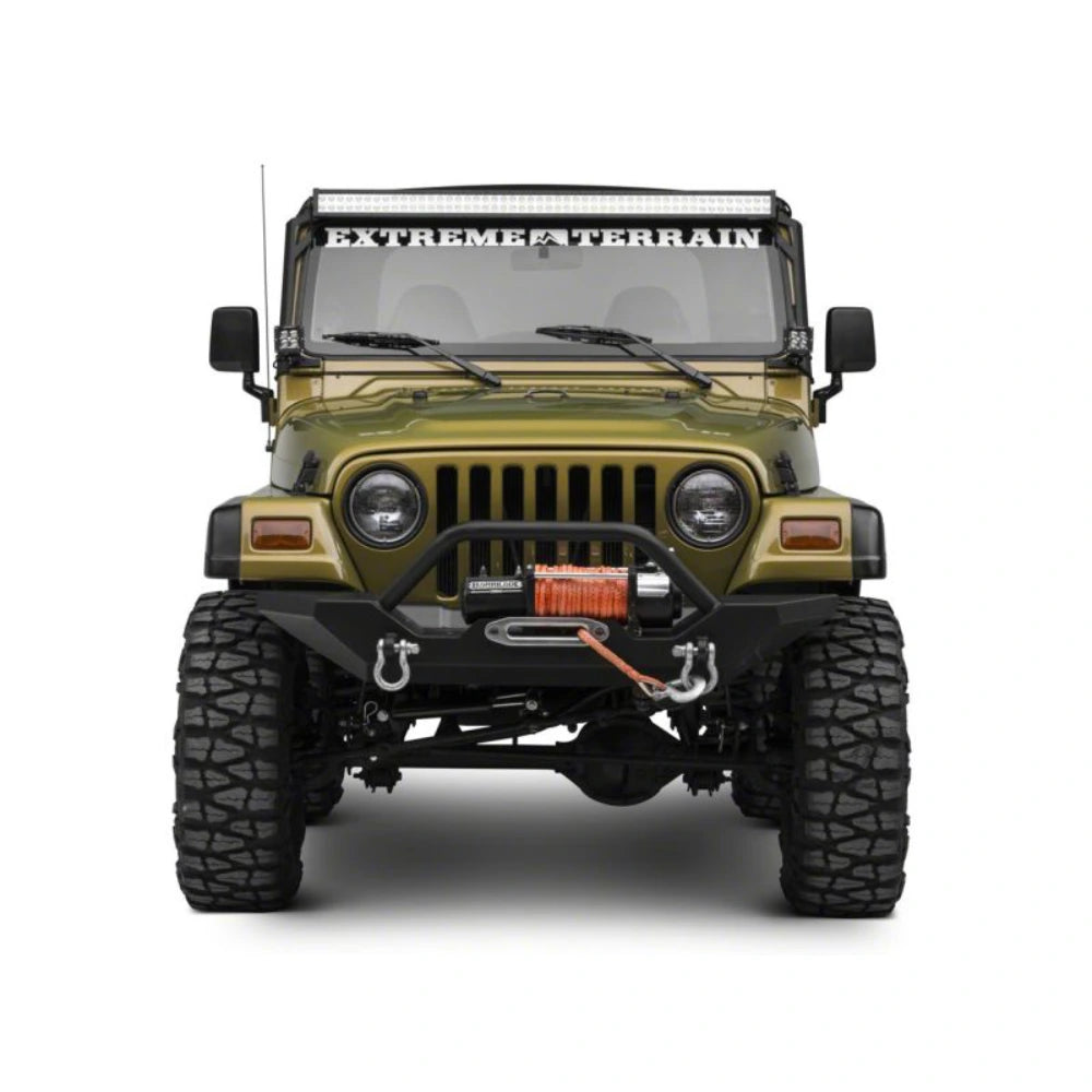 Raxiom 97-06 Jeep Wrangler TJ 50-In LED Light Bar Windshield Mount w/ Auxiliary Bracket - Raxiom J106746