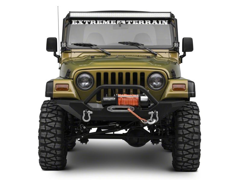 Raxiom Raxiom 97-06 Jeep Wrangler TJ 50-In LED Light Bar Windshield Mount w/ Auxiliary Bracket