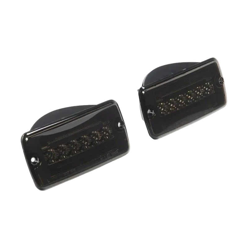 Raxiom Raxiom 97-06 Jeep Wrangler TJ Axial Series LED Sequential Cornering Lights- Smoked