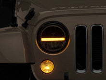 Load image into Gallery viewer, Raxiom Raxiom 97-18 Jeep Wrangler TJ &amp; JK Axial 7-In LED Headlights w/ DRL - Black Housing (Clear Lens)