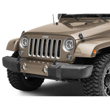 Load image into Gallery viewer, Raxiom 97-18 Jeep Wrangler TJ/JK Axial 7-Inch LED Headlights w/RGB Halo- Black Housing (Clear Lens) - Raxiom J142665