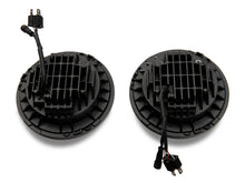 Load image into Gallery viewer, Raxiom Raxiom 97-18 Jeep Wrangler TJ/JK Axial 7-Inch LED Headlights w/RGB Halo- Black Housing (Clear Lens)