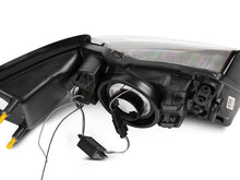 Load image into Gallery viewer, Raxiom Raxiom 99-04 Ford Mustang Axial Series Headlights w/ LED Bar- Black Housing (Clear Lens)