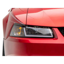 Load image into Gallery viewer, Raxiom 99-04 Ford Mustang Axial Series Headlights w/ Sequential LED Bar- Black Housing (Clear Lens) - Raxiom 422713
