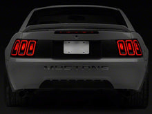 Load image into Gallery viewer, Raxiom 99-04 Ford Mustang Excluding 99-01 Cobra Icon LED Tail Lights- Black Housing (Smoked Lens) - Black Ops Auto Works