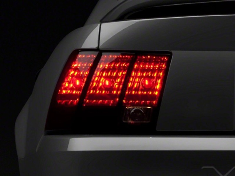 Raxiom 99-04 Ford Mustang Excluding 99-01 Cobra Tail Lights- Black Housing (Smoked Lens) - Black Ops Auto Works