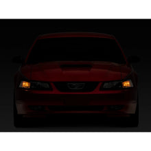 Load image into Gallery viewer, Raxiom 99-04 Mustang Axial Series OEM Style Replacement Headlights- Black Housing (Clear Lens) - Raxiom 413419