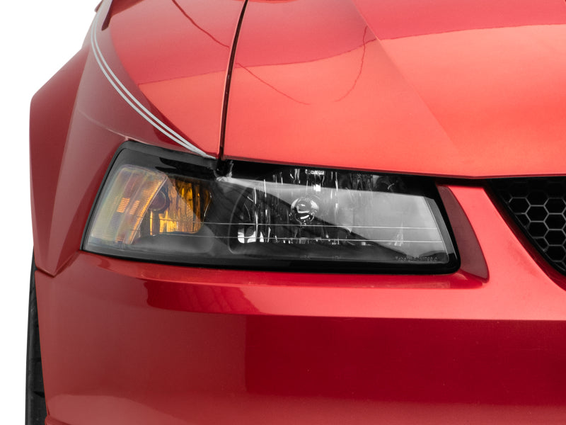 Raxiom Raxiom 99-04 Mustang Axial Series OEM Style Replacement Headlights- Black Housing (Clear Lens)