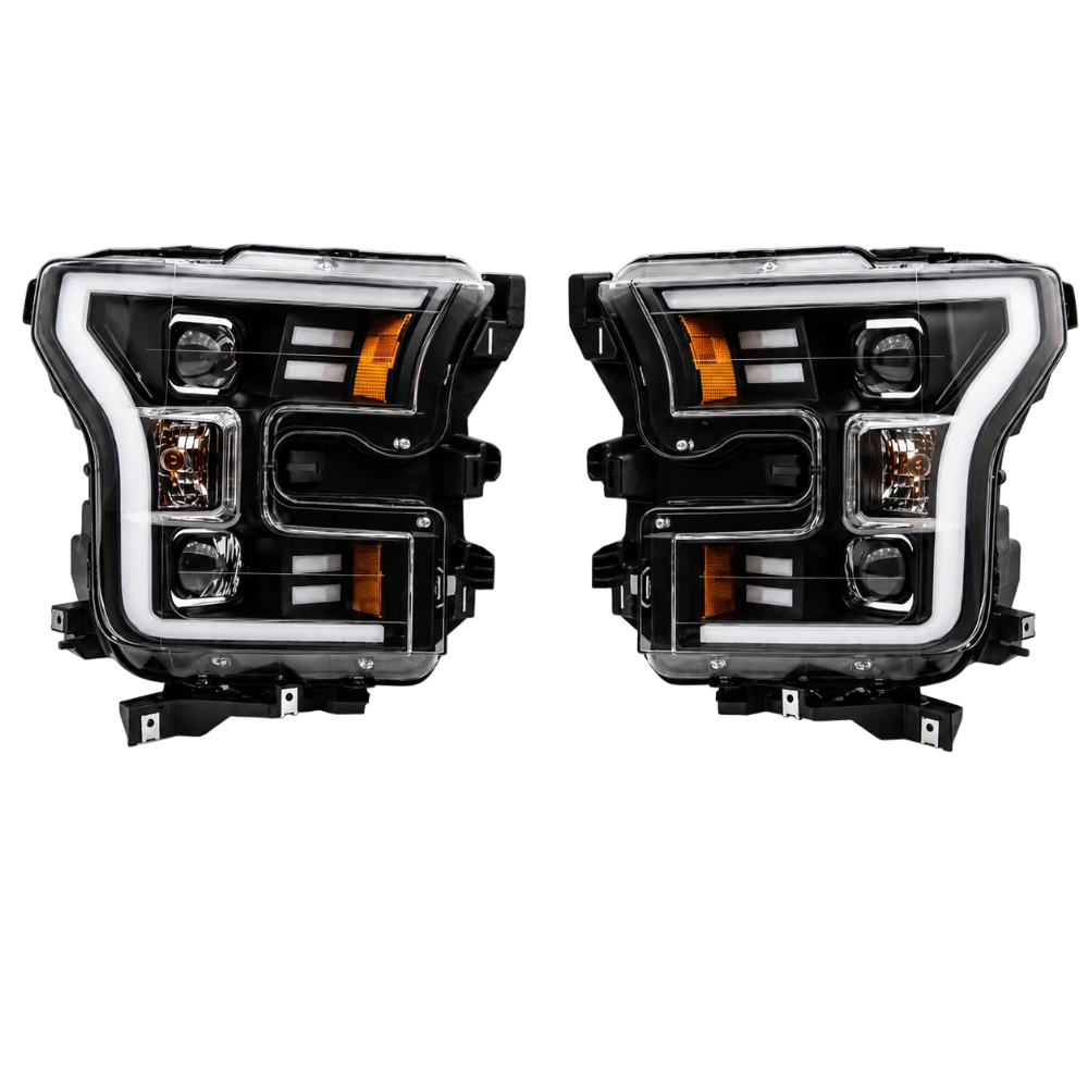 Raxiom LED projector headlights for 2011-2016 Ford F-250 and F-350 Super Duty