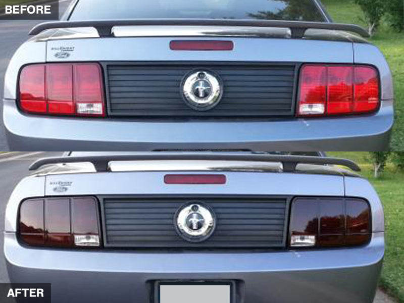 Raxiom 05-09 Ford Mustang Tail Lights- Black Housing (Smoked Lens) - Raxiom 49066