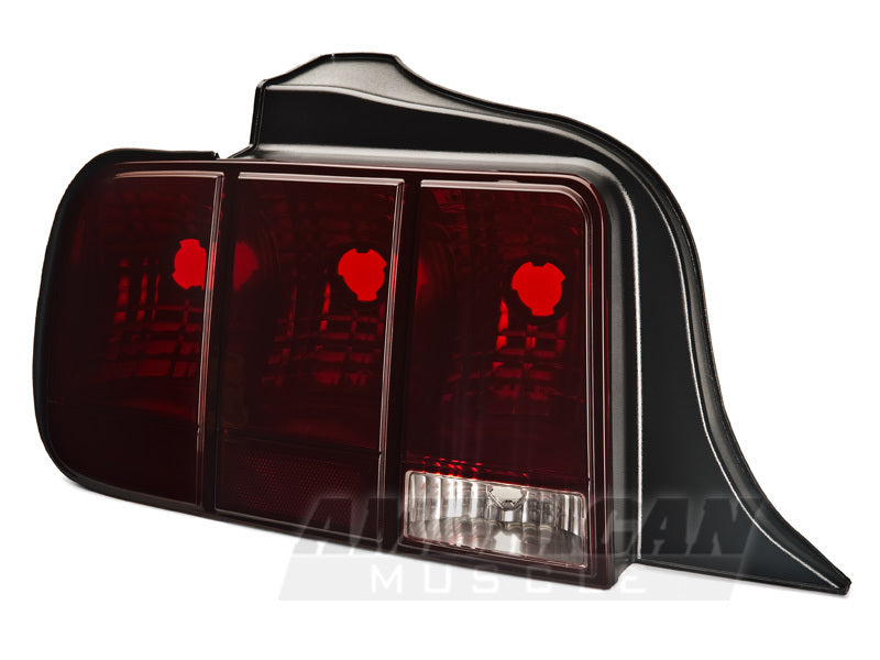 Raxiom 05-09 Ford Mustang Tail Lights- Black Housing (Smoked Lens) - Raxiom 49066