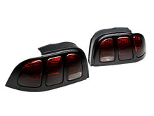 Load image into Gallery viewer, Raxiom 96-98 Ford Mustang Tail Lights- Black Housing (Smoked Lens) - Raxiom 49124