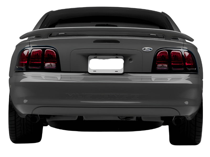 Raxiom 96-98 Ford Mustang Tail Lights- Black Housing (Smoked Lens) - Raxiom 49124