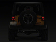 Load image into Gallery viewer, Raxiom 07-18 Jeep Wrangler JK Axial Series Lux LED Tail Lights- Black Housing (Clear Lens) - Raxiom J141596