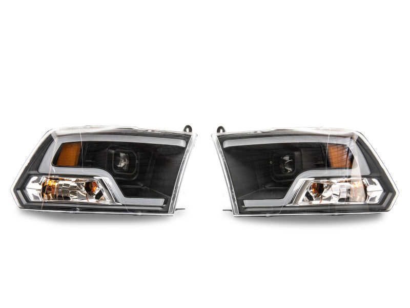 Raxiom 09-18 RAM 1500 LED Halo Projector Headlights- Black Housing (Clear Lens) - Raxiom R111516