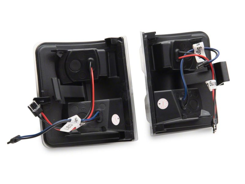 Raxiom 11-16 Ford F-250/F-350 Super Duty Axial LED SEQL Switchback Side Mirror Marker Lamps- Clear - Raxiom SD18247