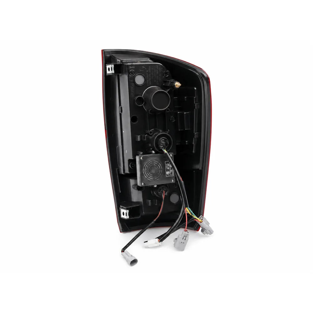 Raxiom 16-23 Toyota Tacoma XW Series Sequential LED Tail Lights- Black Housing- Red Lens - Raxiom TT30332