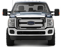 Load image into Gallery viewer, Blue Ford Super Duty photographed head on in daylight with the Raxiom LED projector headlights fitted