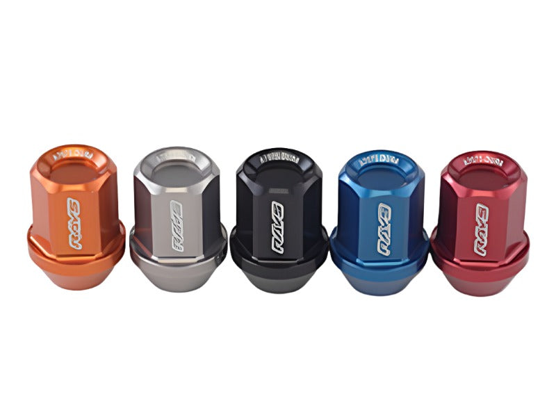 Rays Dura-Nut L32 Straight Type 12x1.25 Lug Nut Set 16 Lug 4 Lock Set - Red - Black Ops Auto Works