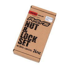 Load image into Gallery viewer, Rays M12x1.50 6 Hole 24pc Lock &amp; Nut Set - Black - RAYW171215B6H - product view 2