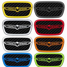 Load image into Gallery viewer, RBDCFTSWCB Carbon Fiber Trackhawk Steering Wheel Badge Jeep