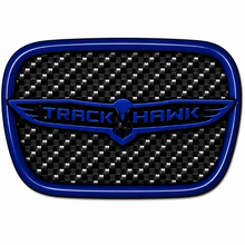 Load image into Gallery viewer, RBDCFTSWCB Carbon Fiber Trackhawk Steering Wheel Badge Jeep