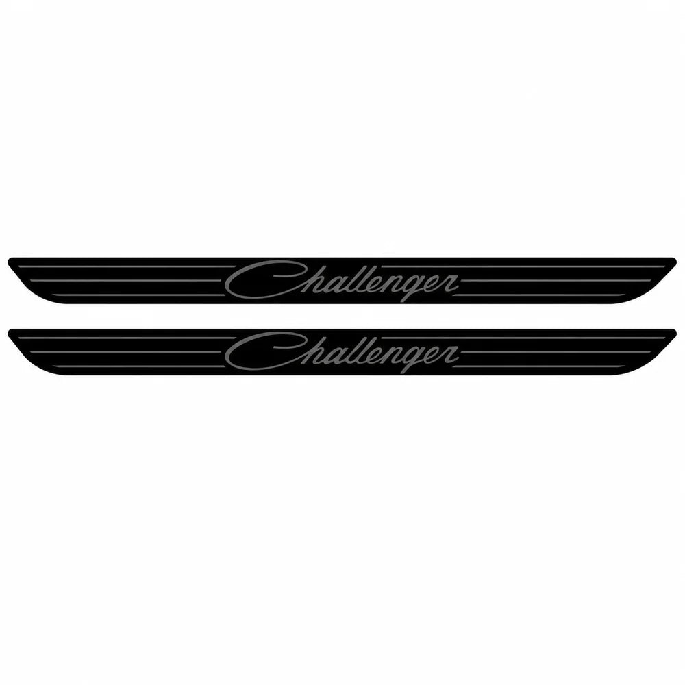 RBDRCHALLENGERSDSAF Retro Challenger Script Door Sill Dark Grey