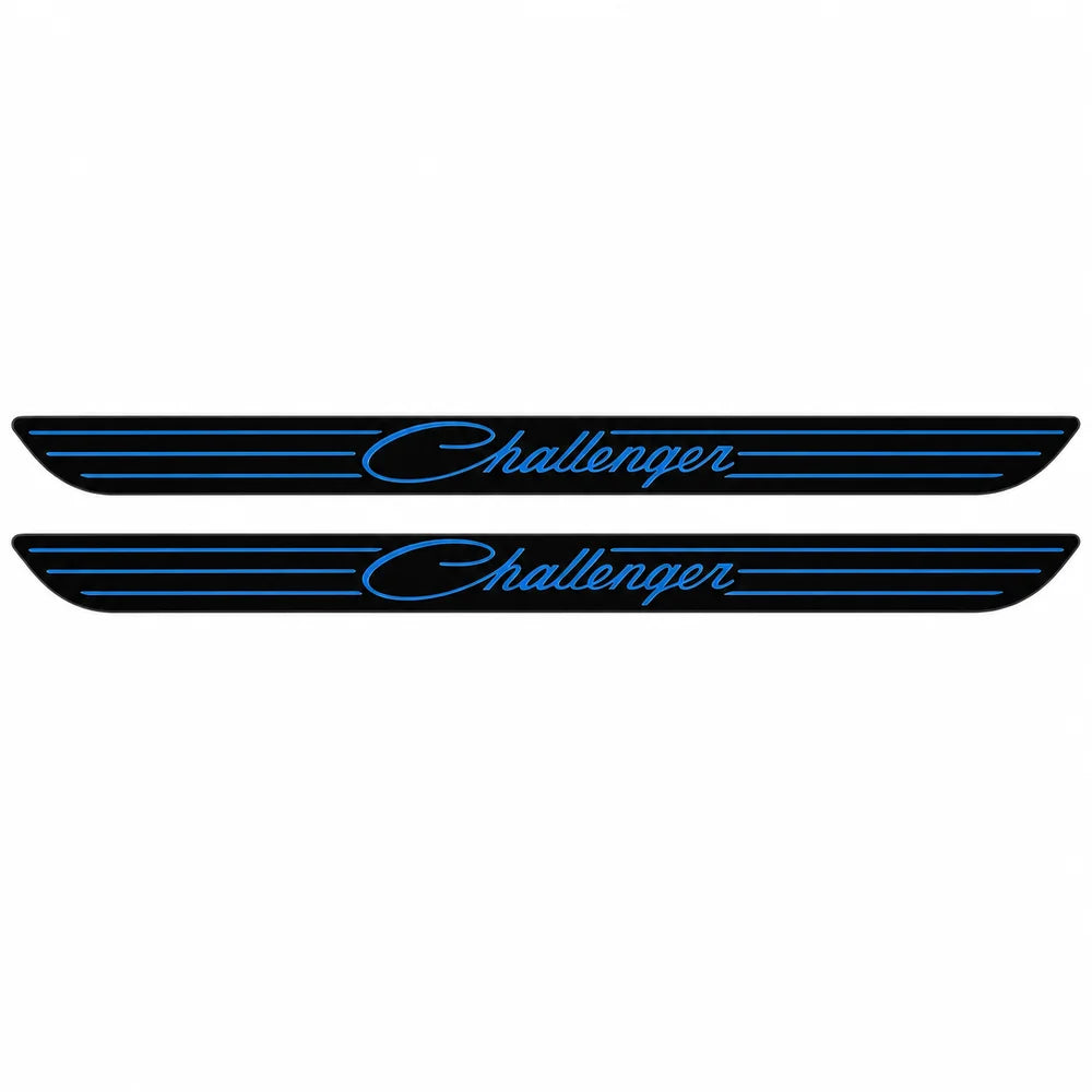 RBDRCHALLENGERSDSAF Retro Challenger Script Door Sill Olympic Blue