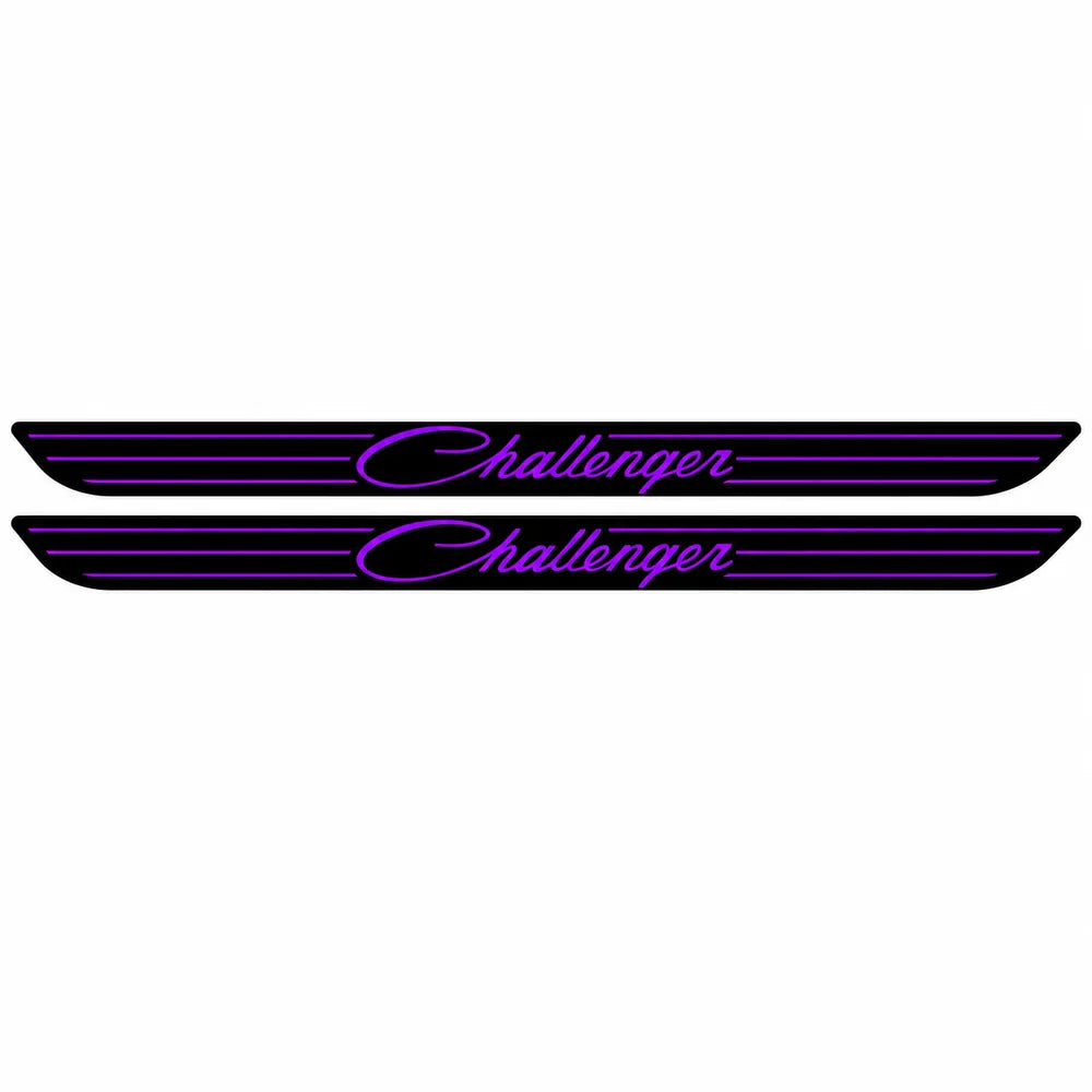 RBDRCHALLENGERSDSAF Retro Challenger Script Door Sill Violet Purple