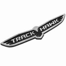 Load image into Gallery viewer, RDBCFTTB Carbon Fiber Trackhawk Trunk Badge 2018-2021 Jeep