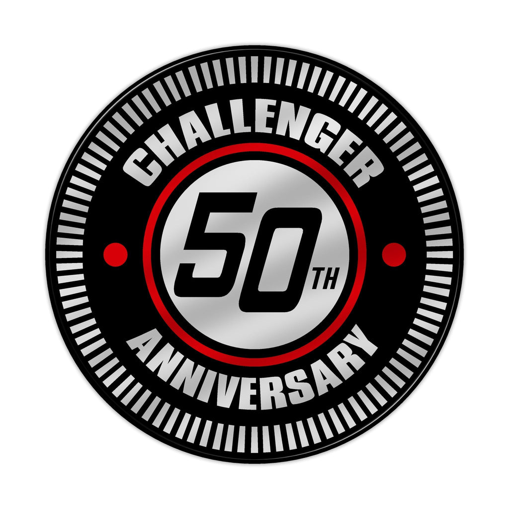 50th Challenger Engine Bay Cupholder Inlay - Rebadge Design & Graphics 50CEBCI