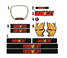 Load image into Gallery viewer, Charger Iron Cat Themed 12-Piece Set - Rebadge Design &amp; Graphics CICT12PS
