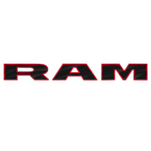 Load image into Gallery viewer, Matte Ram Grill Lettering - Rebadge Design &amp; Graphics MRGL-S