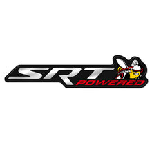 Load image into Gallery viewer, Two-Tone SRT Powered Scat Pack Grille Badge - Rebadge Design &amp; Graphics TTSPSPGB