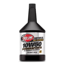 Load image into Gallery viewer, Red Line 10W50 Powersports Motor Oil - Quart Red Line RED42604